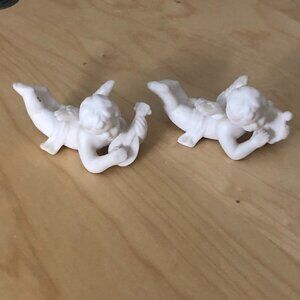 Vintage Dickson Porcelain Bone China Whimsical Cherubs Angels Napco Japan